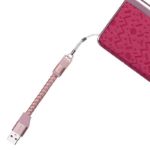 Bild von LIGHTNING  KABEL LEDER ROSE GOLD 11.5CM