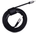 Bild von LIGHTNING KABEL LEDER SCHWARZ 1M