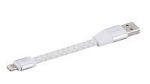 Bild von LIGHTNING KABEL LEDER WEISS 11.5CM